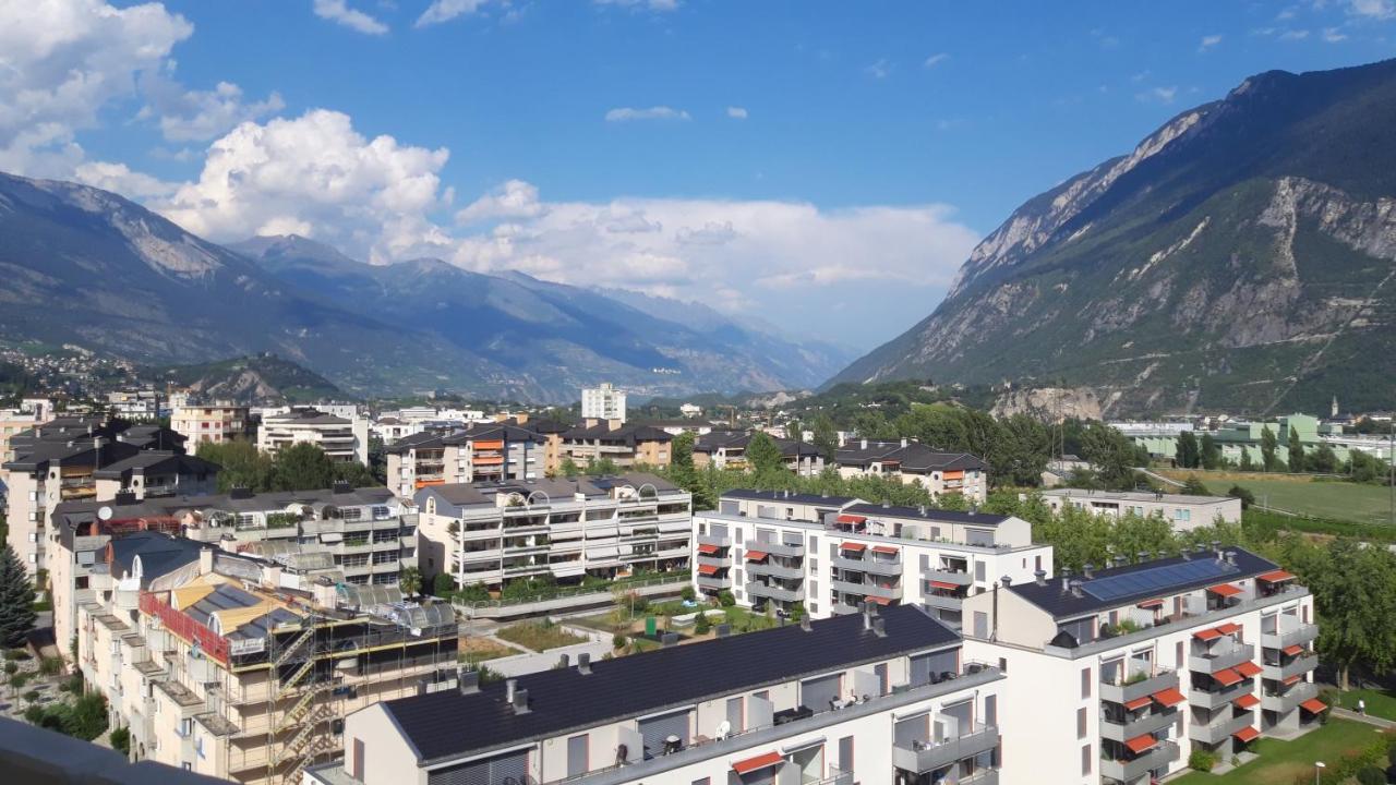 Studio Vue Imprenable Sierre Extérieur photo